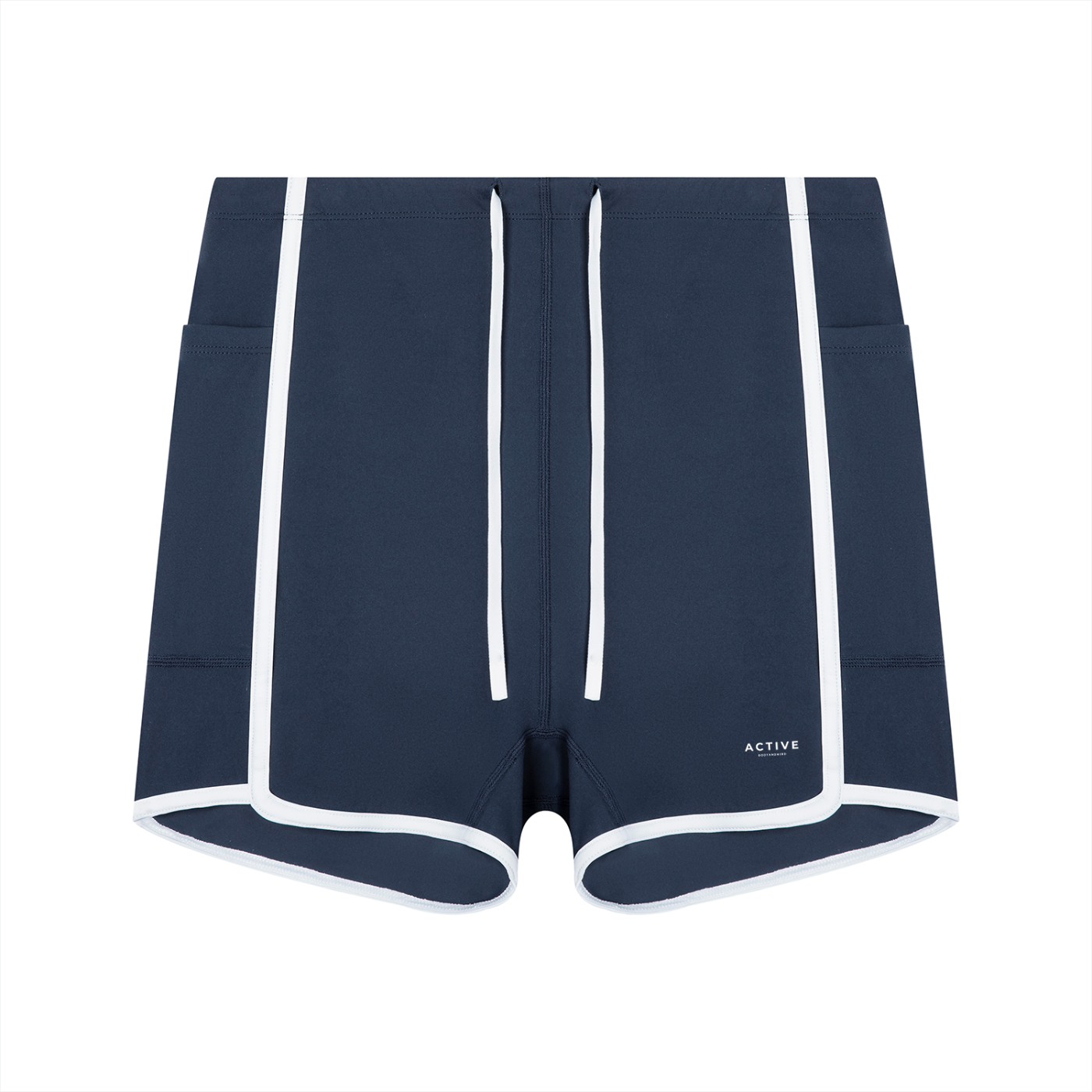 Active Color Block Yoga Shorts