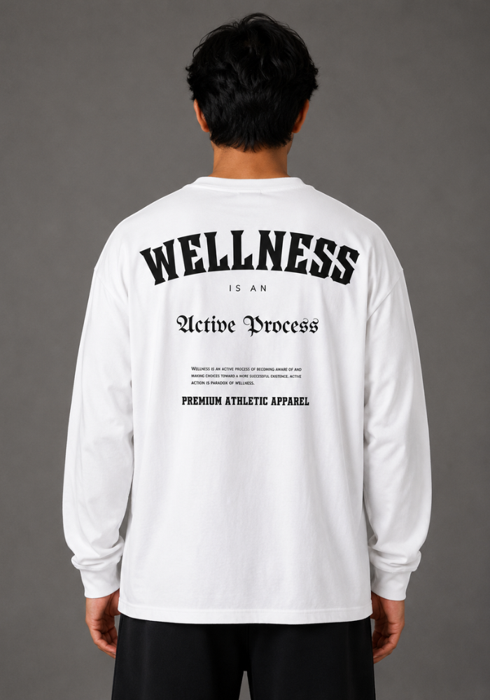 Wellness Classic Long-Sleeve Tee-Black