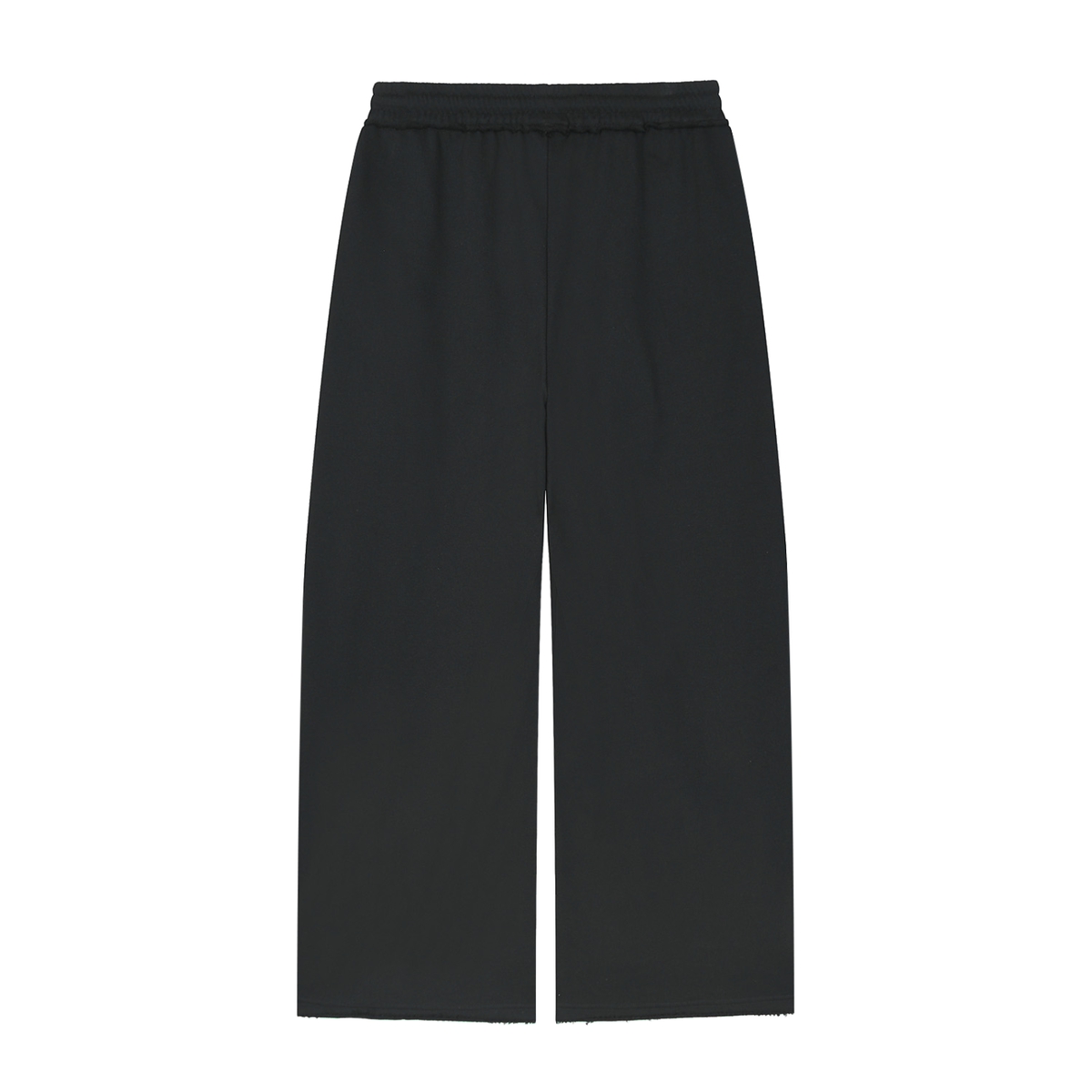 Active Wide Leg Raw Edge Sweatpants