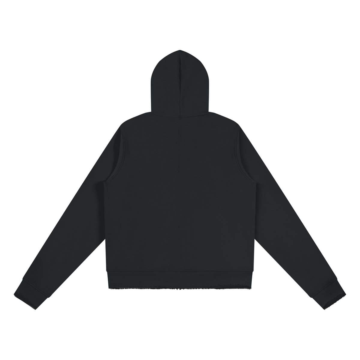 Active Raw Edge Full Zip Hoodie