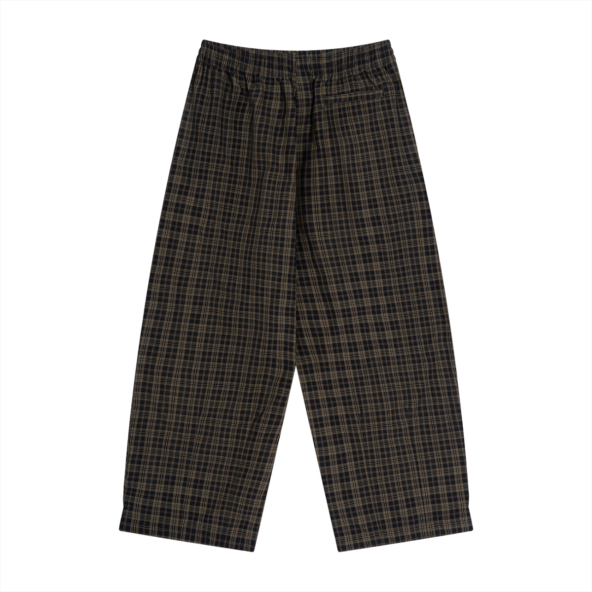 Active Plaid Wide Leg Pants