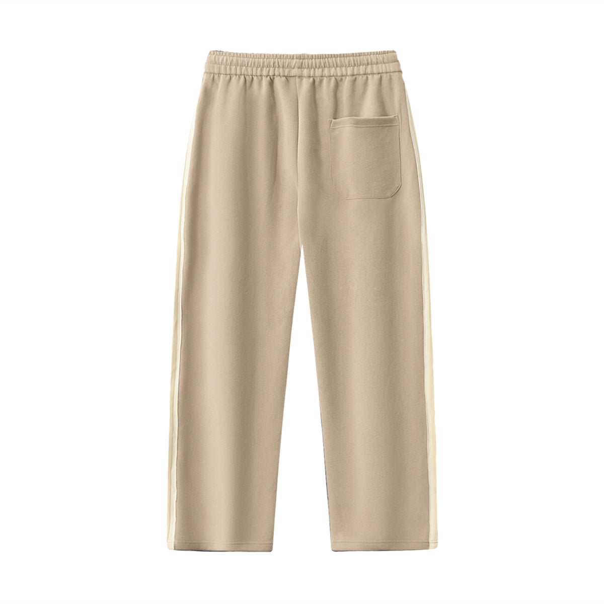 Wellness Side-Stripe Straight-Leg Pants