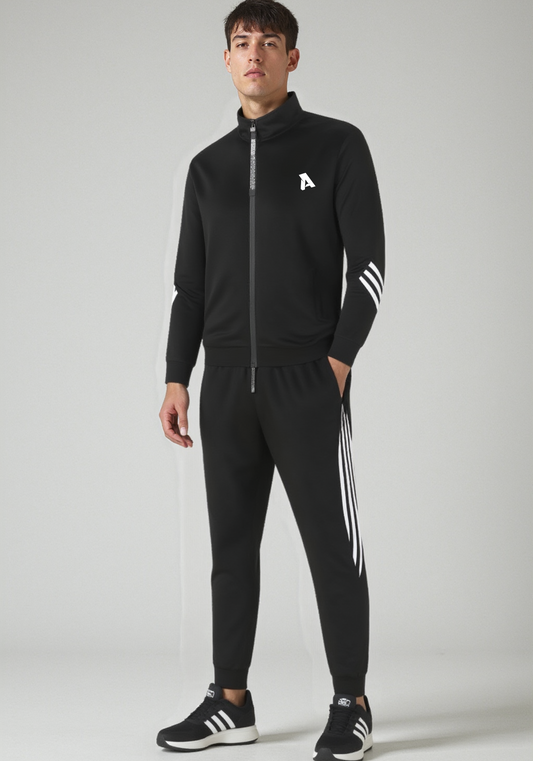 Active Track Suit-Black