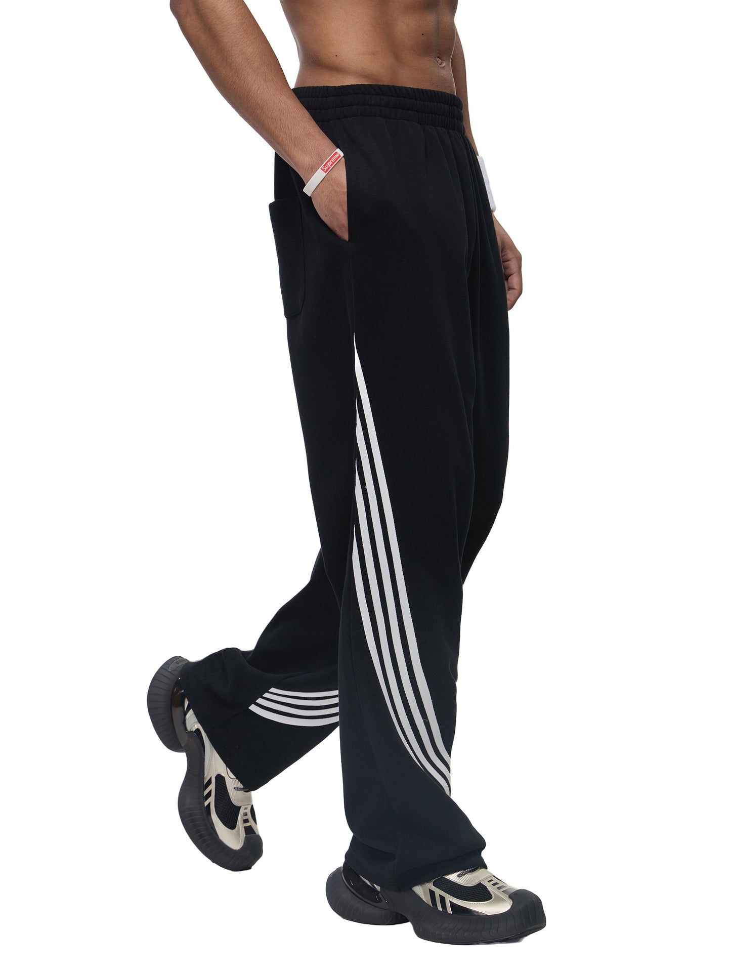 Active Curved Stripe Sweats