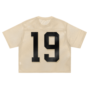 Wellness Boxy Cropped Jersey (Brown)