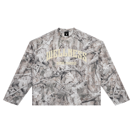 Wellness Tree Camo Waffle Tee
