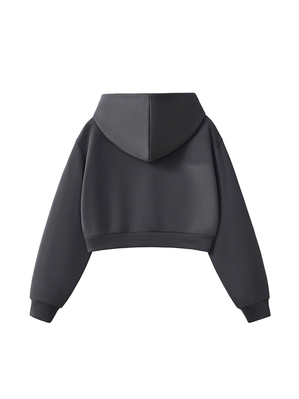 TTBTTM Cropped Hoodie-Gray