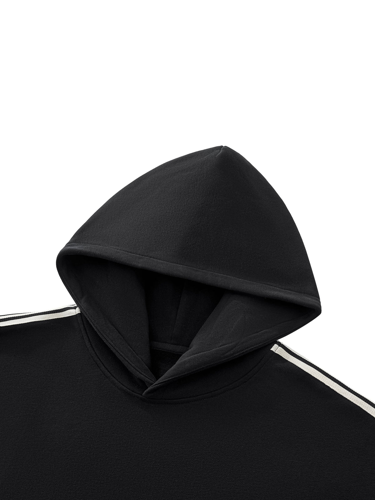 Active Stripe Drop-Shoulder Hoodie