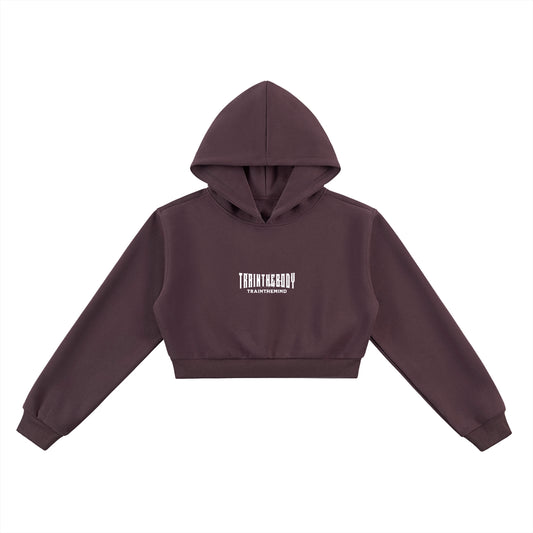 TTBTTM Cropped Hoodie-Dark