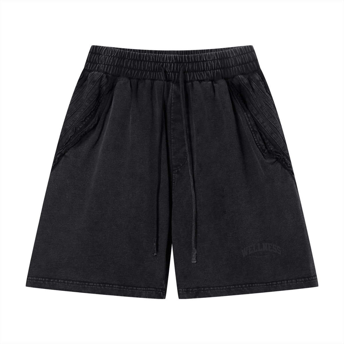 Wellness Vintage Raw-Edge Shorts