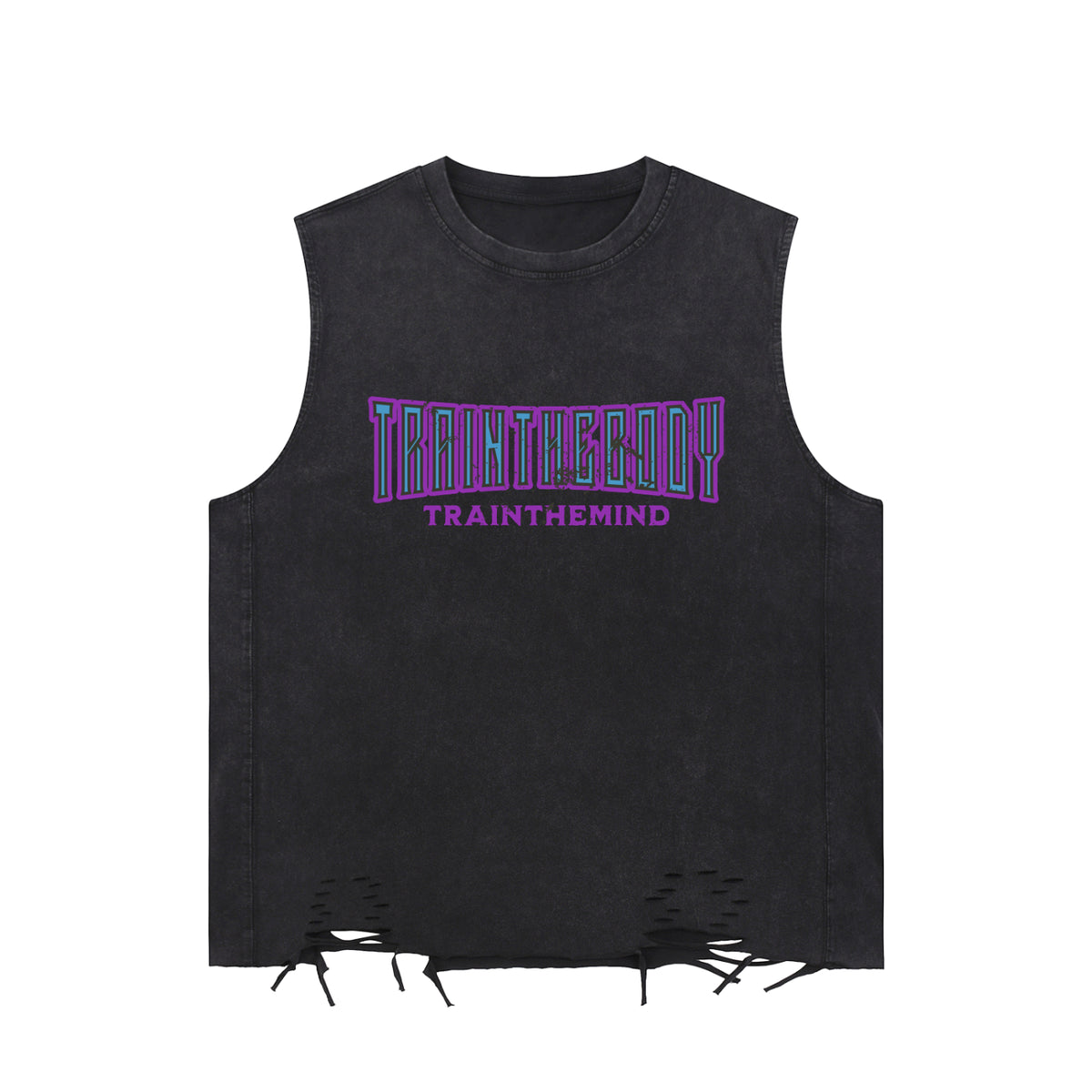 TTBTTM Raw-Hem Tank-Purple