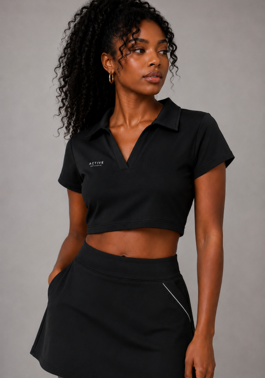 Active V-Neck Crop