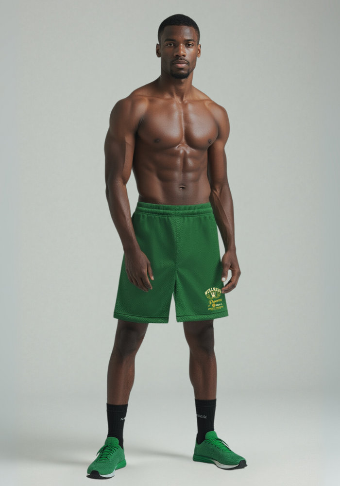 Wellness Mesh Shorts Green