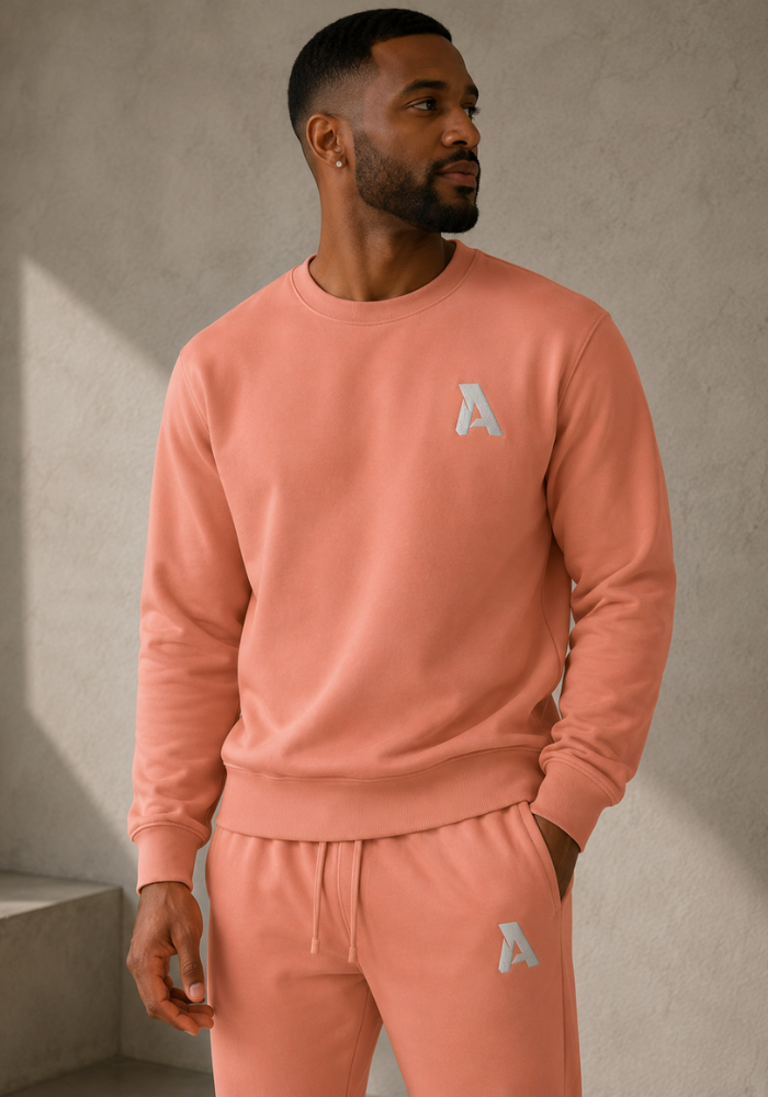 Active Premium Crew-White