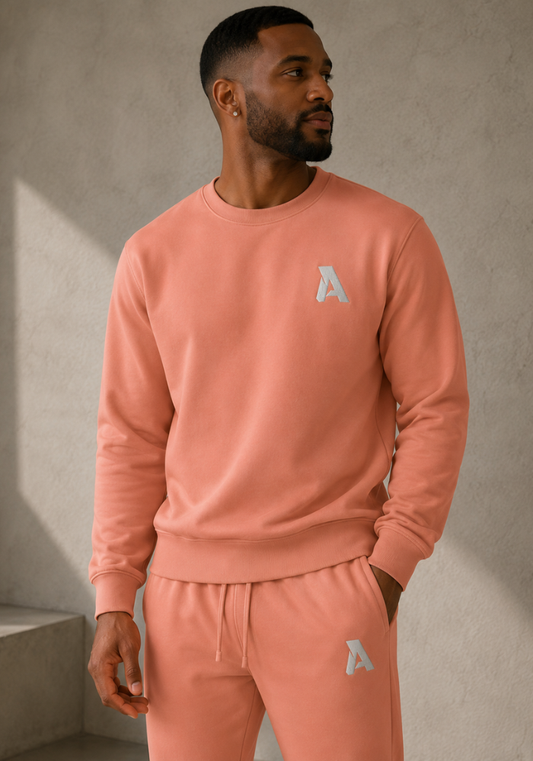 Active Premium Crew-White