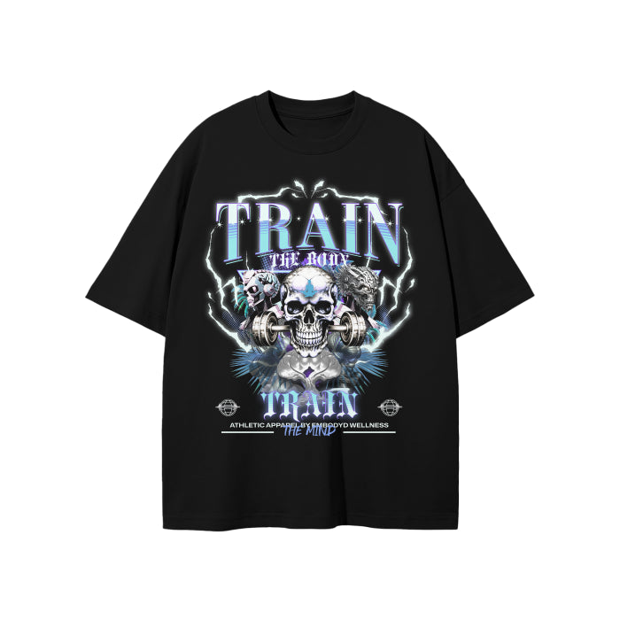 TTBTTM Skull Graphic Tee-Blue