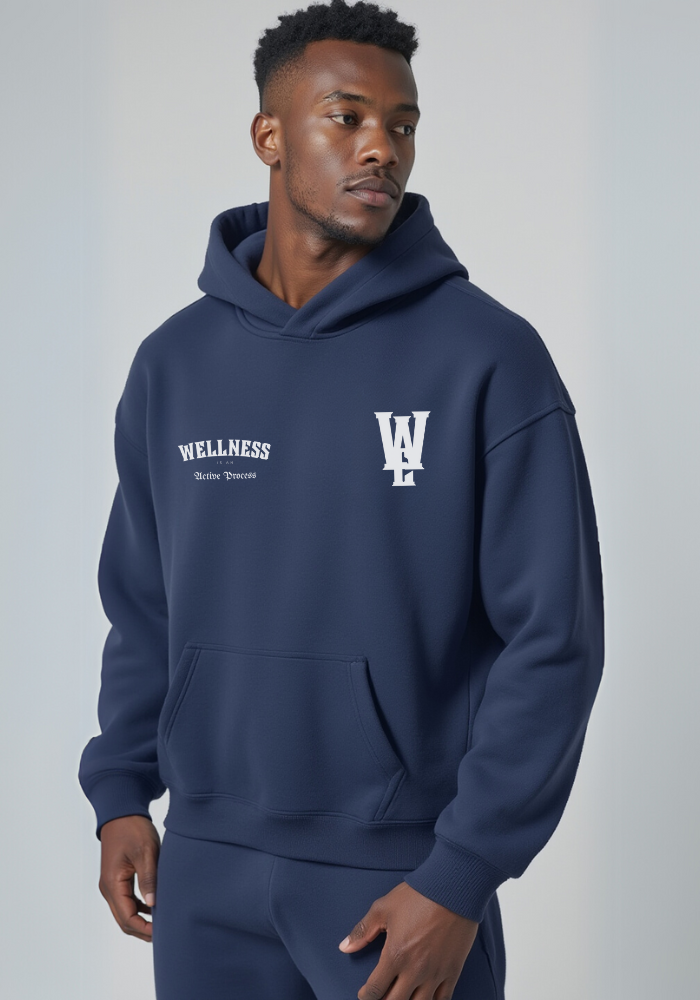 Wellness Super Soft Oversize Hoodie-Black