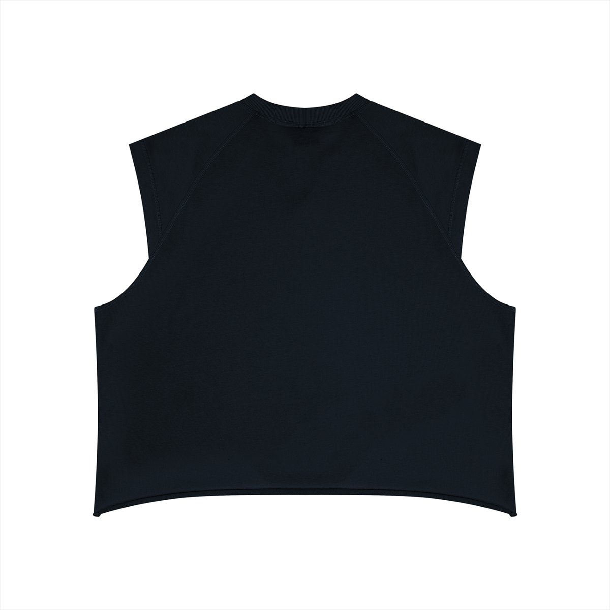 Active Boxy Raw Hem Tank