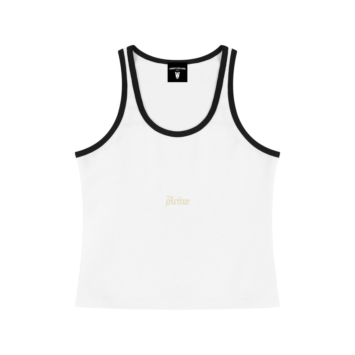 Active Color Block Cropped Tank