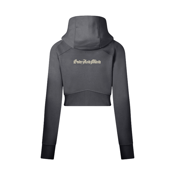 Active Cropped Runners Hoodie