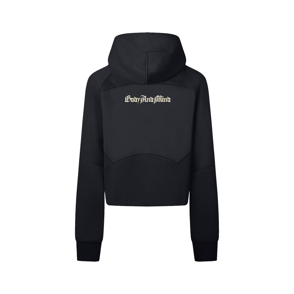 Active Cropped Zip-Through Hoodie