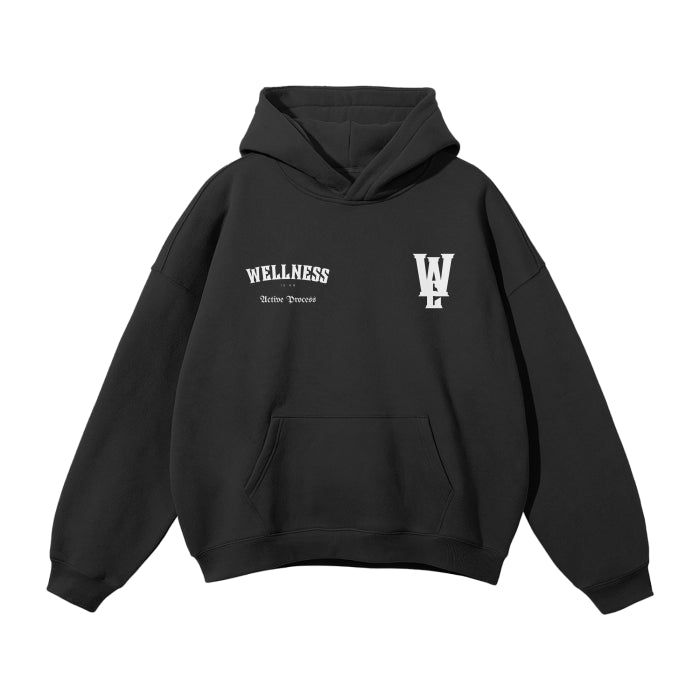 Wellness Super Soft Oversize Hoodie-Black