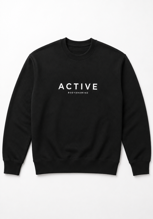 Active 500 Crew-Black