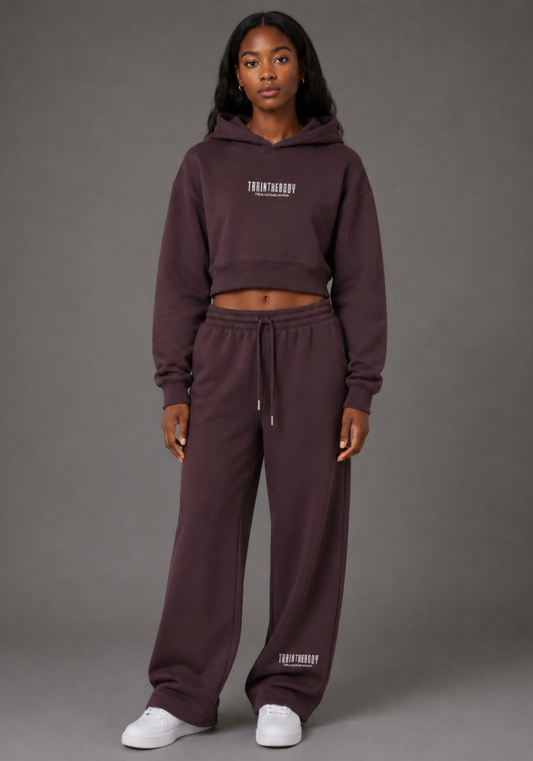 TTBTTM Cropped Hoodie-Dark