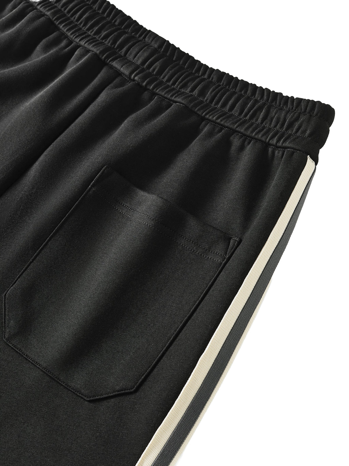 Wellness Side-Stripe Straight-Leg Pants