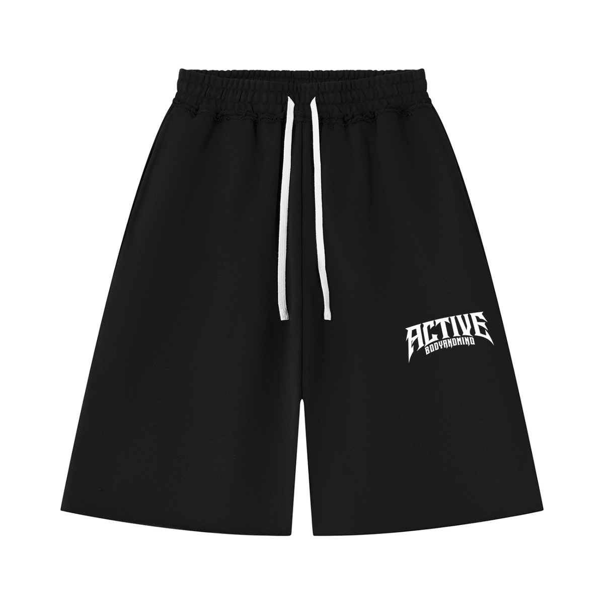 Active Raw Edge Shorts