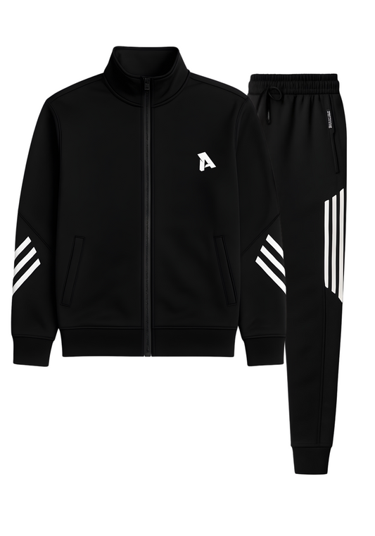Active Track Suit-Black