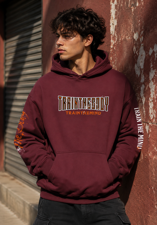 TTBTTM Heavyweight Graphic Hoodie-Orange Edition