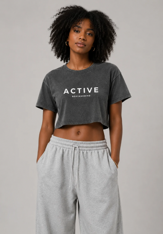 Active Crop Top Tee