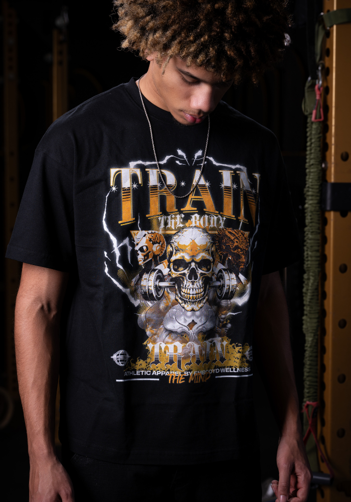 TTBTTM Skull Graphic Tee-Orange
