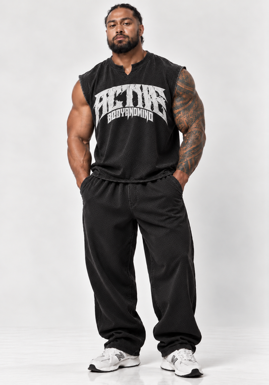 Active Boxy Raw-Hem Tank