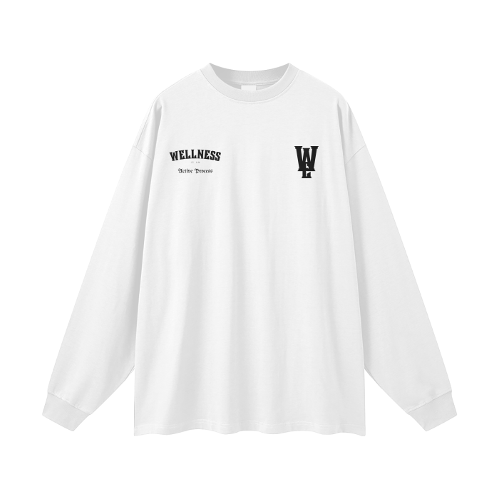 Wellness Classic Long-Sleeve Tee-Black