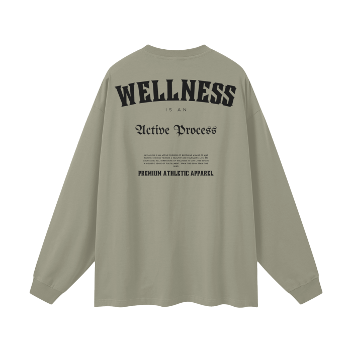 Wellness Classic Long-Sleeve Tee-Black