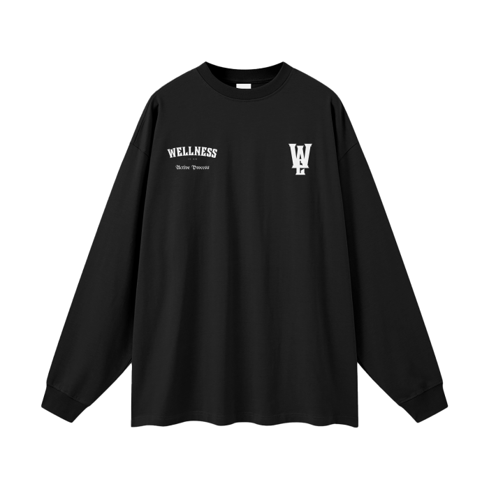 Wellness Classic Long-Sleeve Tee-White