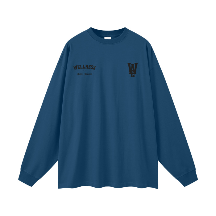 Wellness Classic Long-Sleeve Tee-Black