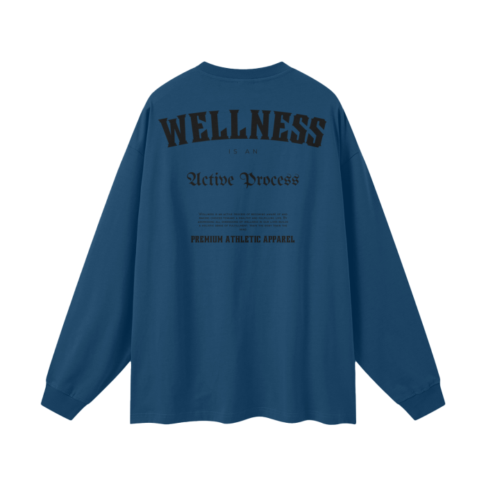 Wellness Classic Long-Sleeve Tee-Black