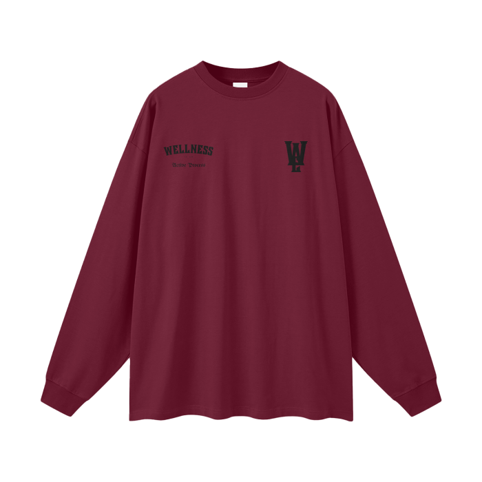 Wellness Classic Long-Sleeve Tee-Black