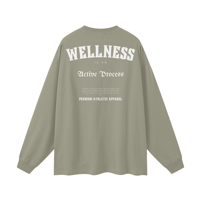 Wellness Classic Long-Sleeve Tee-White