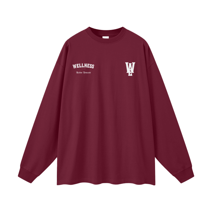 Wellness Classic Long-Sleeve Tee-White