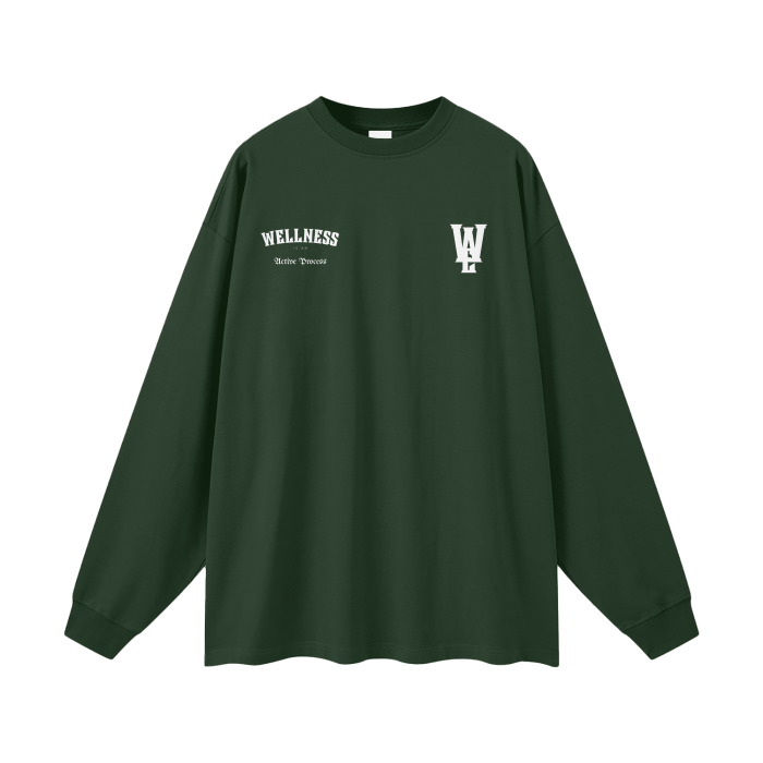 Wellness Classic Long-Sleeve Tee-White