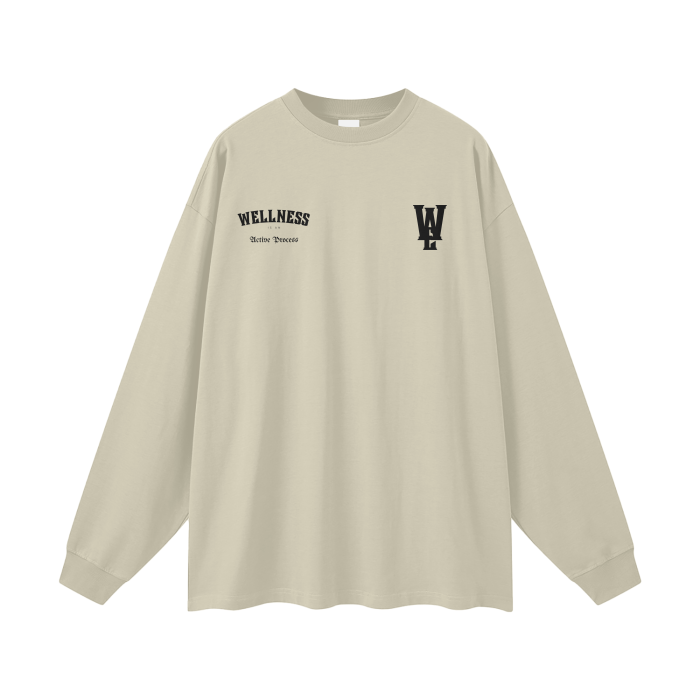 Wellness Classic Long-Sleeve Tee-Black