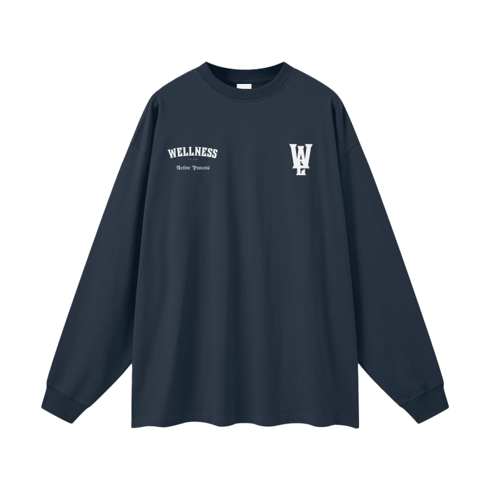 Wellness Classic Long-Sleeve Tee-White
