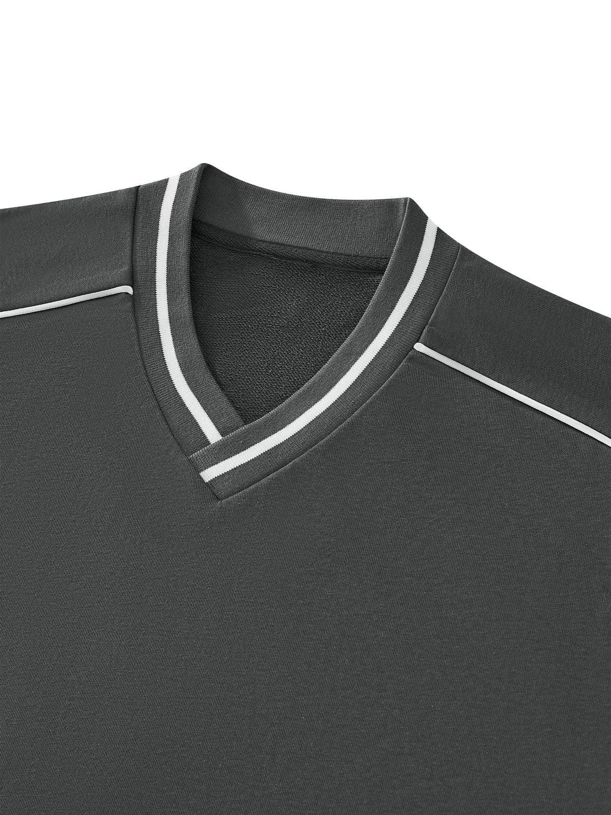 Active Color Block V-Neck Crew