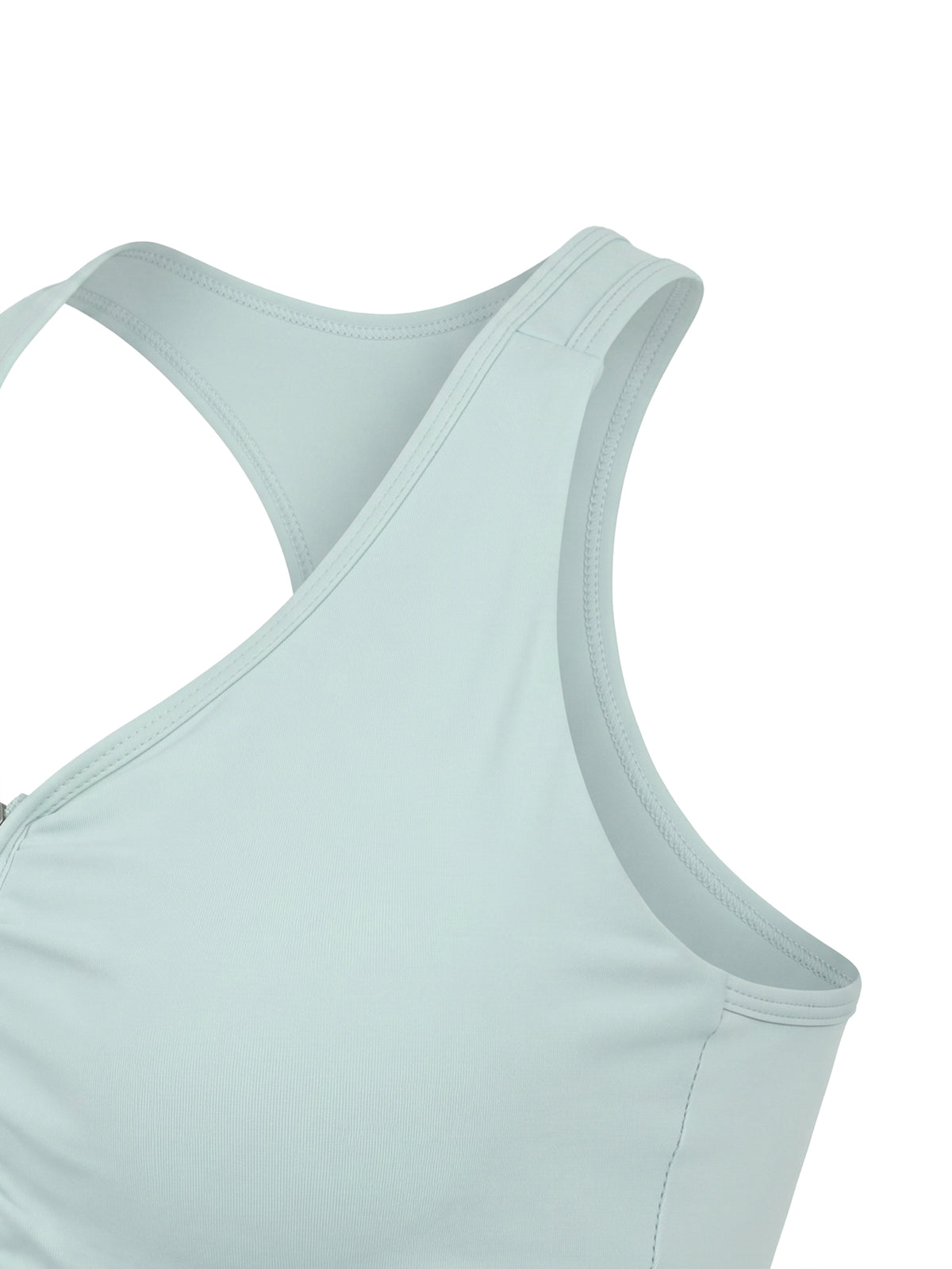 Active Zip-Front Sports Bra