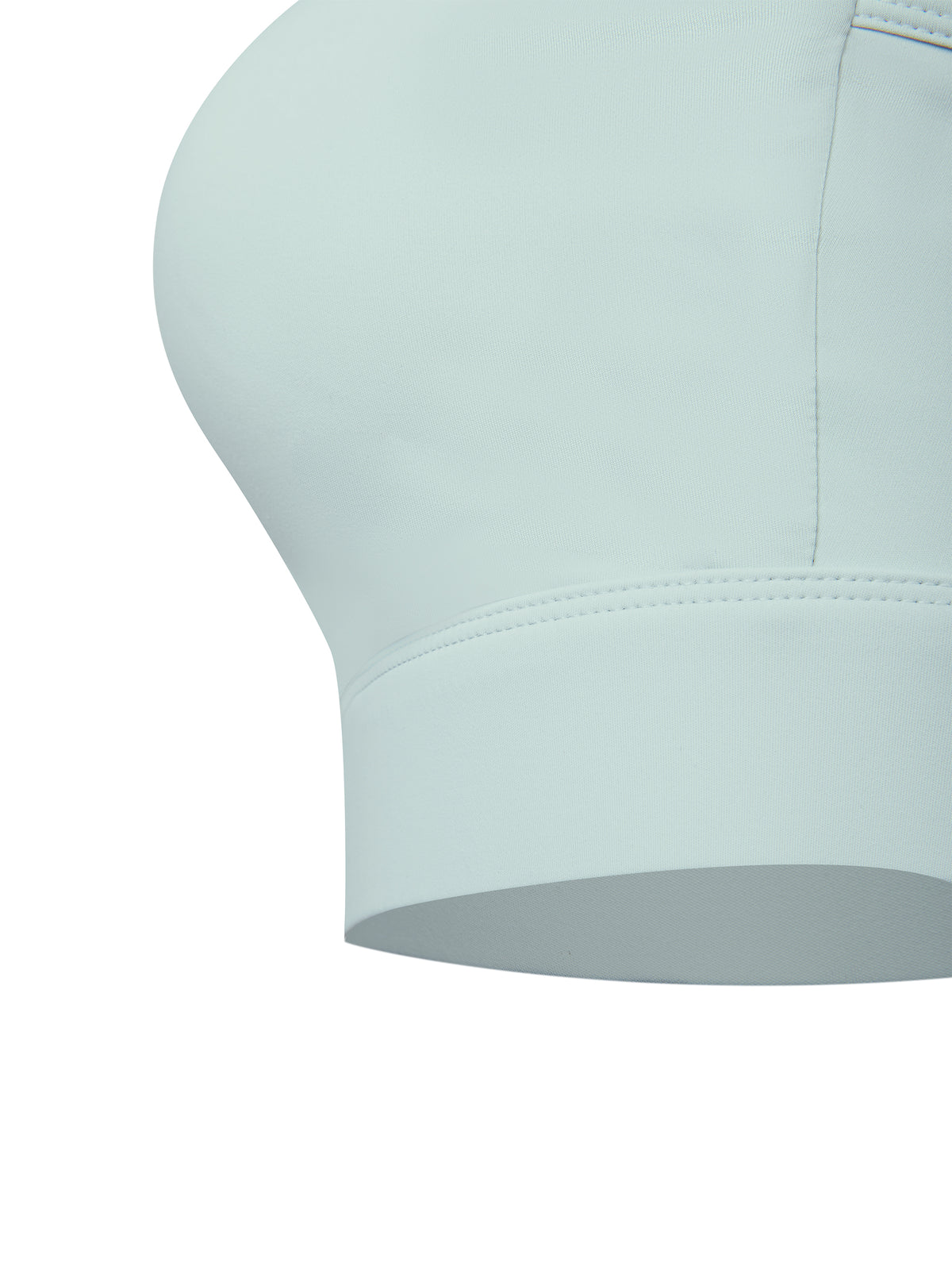 Active Zip-Front Sports Bra