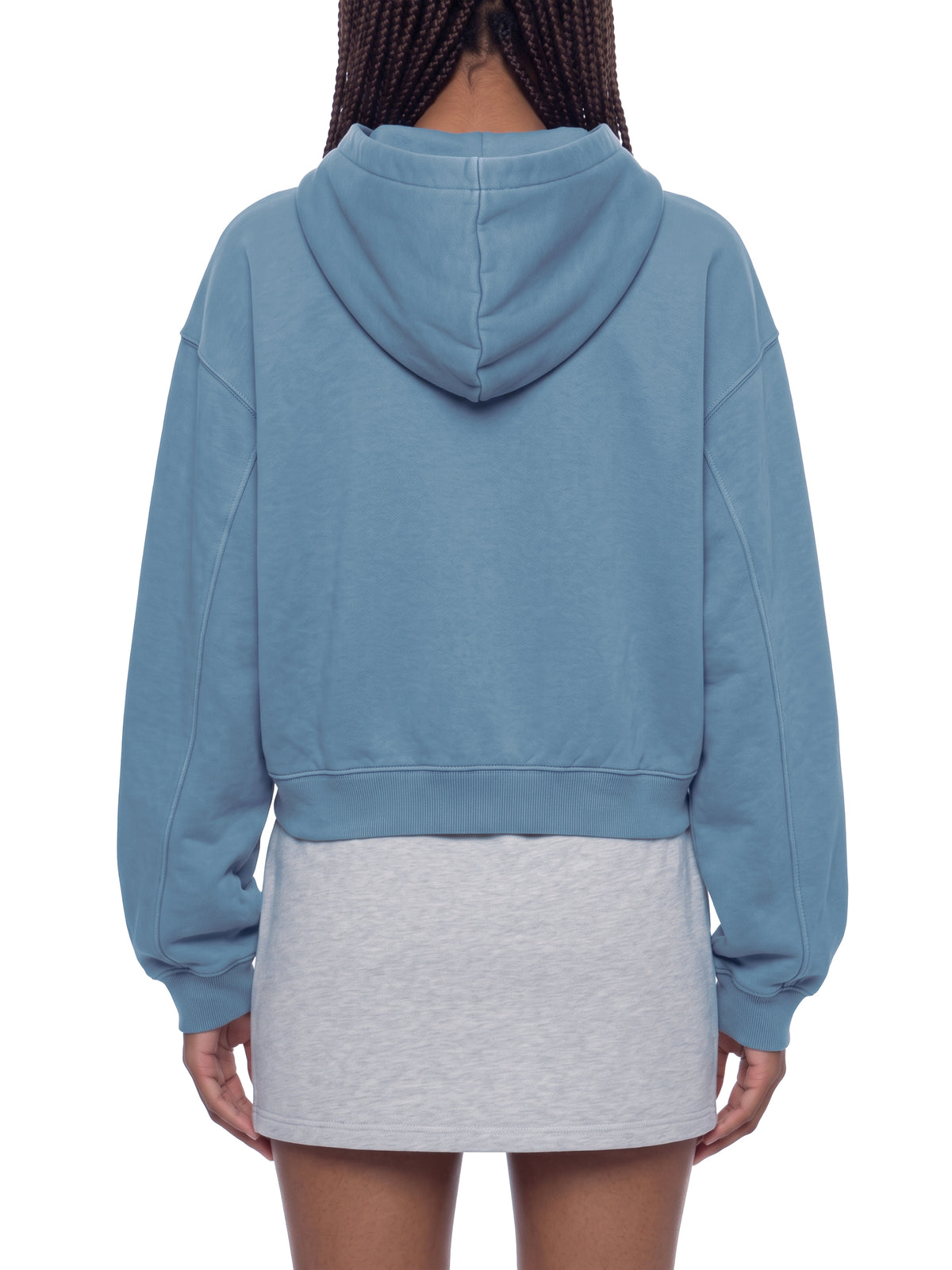 Wellness Vintage Cropped Hoodie